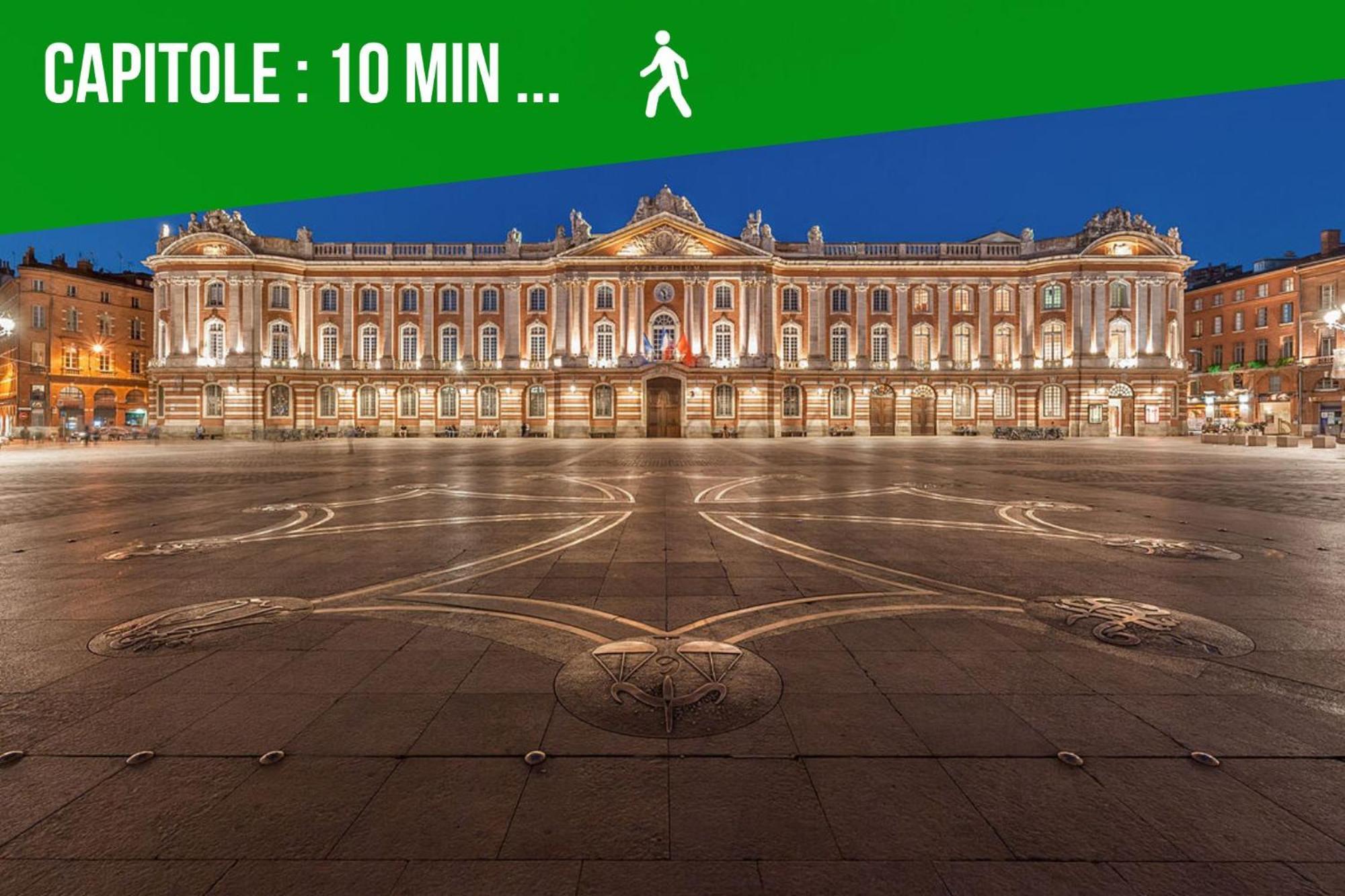 דירות טולוז Le Nid D'Orient Entre Matabiau Et Capitole Parking מראה חיצוני תמונה